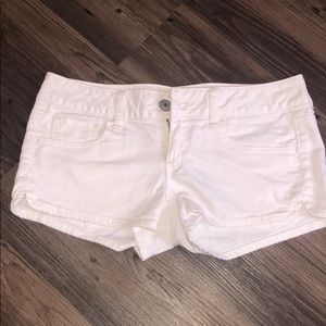 White American Eagle Stretch Shorts